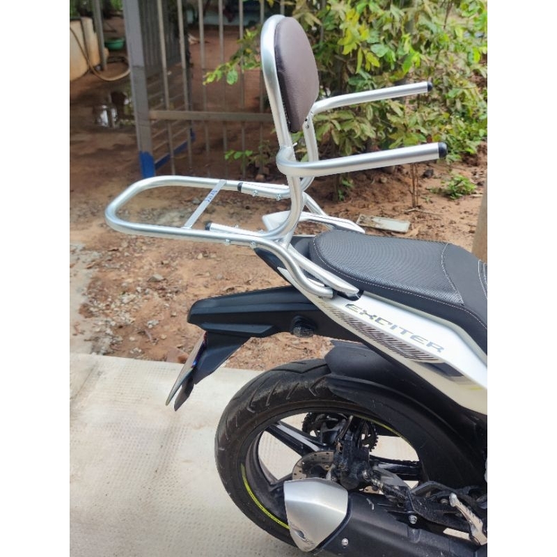 Baga xe máy phượt có ghế dựa cho xe exciter 155