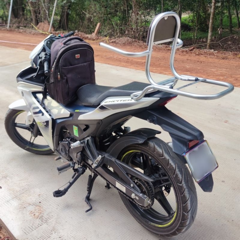 Baga xe máy phượt có ghế dựa cho xe exciter 155