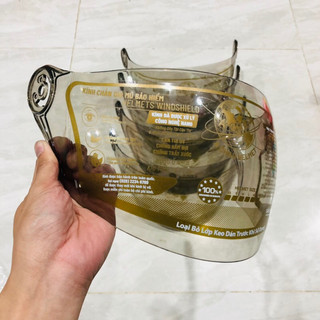 Kính thay thế cho mũ nón bảo hiểm 3/4 có kính asia mt124k mt-124k chính hãng cao cấp giá rẻ