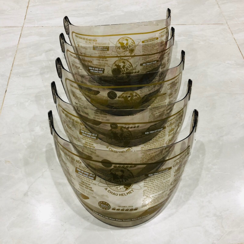 Kính thay thế cho mũ nón bảo hiểm 3/4 có kính Asia MT124K MT-124K chính hãng cao cấp giá rẻ