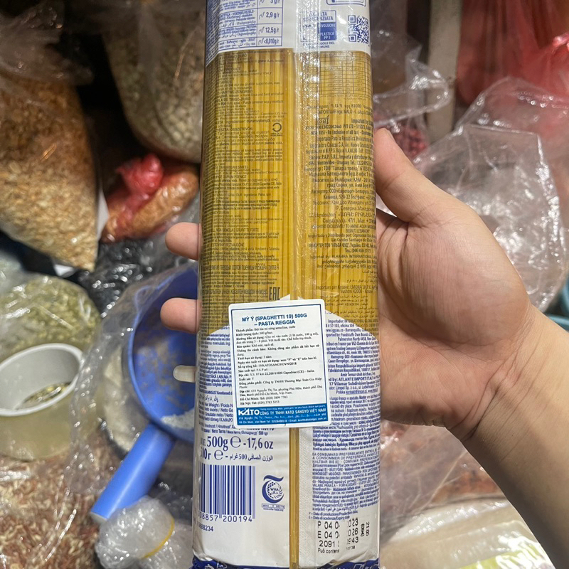 Mỳ Ý- Mỳ Spaghetti Pasta REGGIA – gói 500g