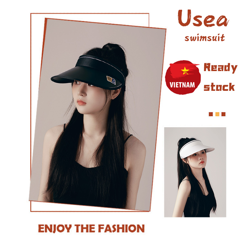 【Usea】Mũ Chống Nắng thời trang Nón Nam Nữ Nửa Đầu rộng vành Chống UV Năng Động Trẻ Trung