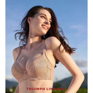 Áo lót nữ, áo ngực bigsize ren mỏng - Triumph Simply Sculpt Blossom Wp