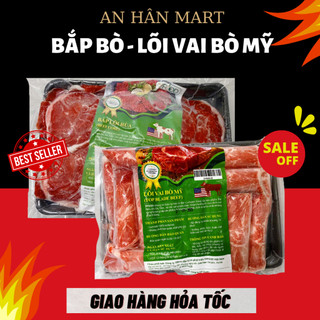 Bắp bò lõi rùa Mỹ , lõi vai bò Mỹ TPFOODS cuộn thả lẩu 500g