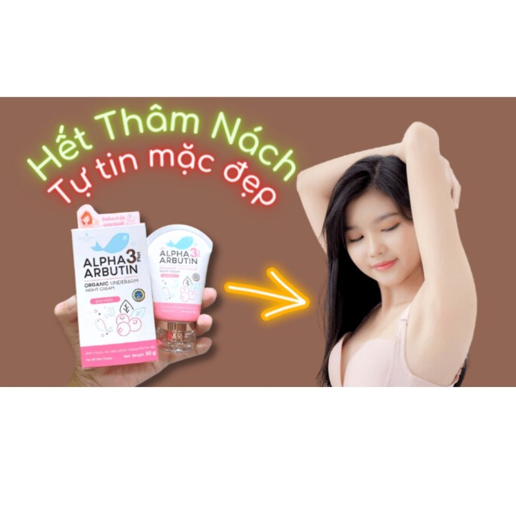 Kem Dưỡng Trắng Giảm Thâm Nách Precious Skin Alpha Arbutin Organic Underarm Whitening Cream 50g