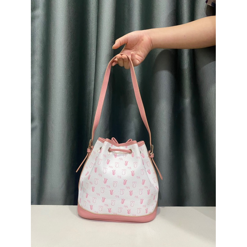 Túi si hiệu POLO & RACQUET CLUB của Mỹ chất da thật