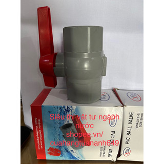 Van tay gạt nhựa việt nam pvc 60/76/90/114