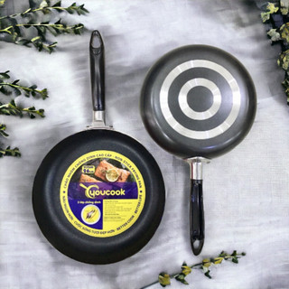 Chảo nhôm chống dính CẠN ĐÁY thương hiệu You Cook (Giao màu ngẫu nhiên)