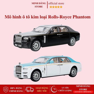 Mô hình ô tô kim loại Rolls-Royce Phantom & mô hình ô tô kim loại Lexus có đèn, được mô phỏng như thật