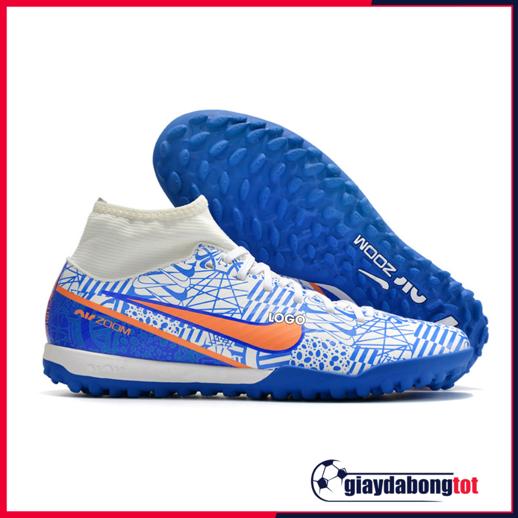 Giày Đá Bóng Giá Rẻ, Giày Đá Banh Trẻ Em Air Zoom Mercurial SUPERFLY 9 Academy TF CAO CỔ