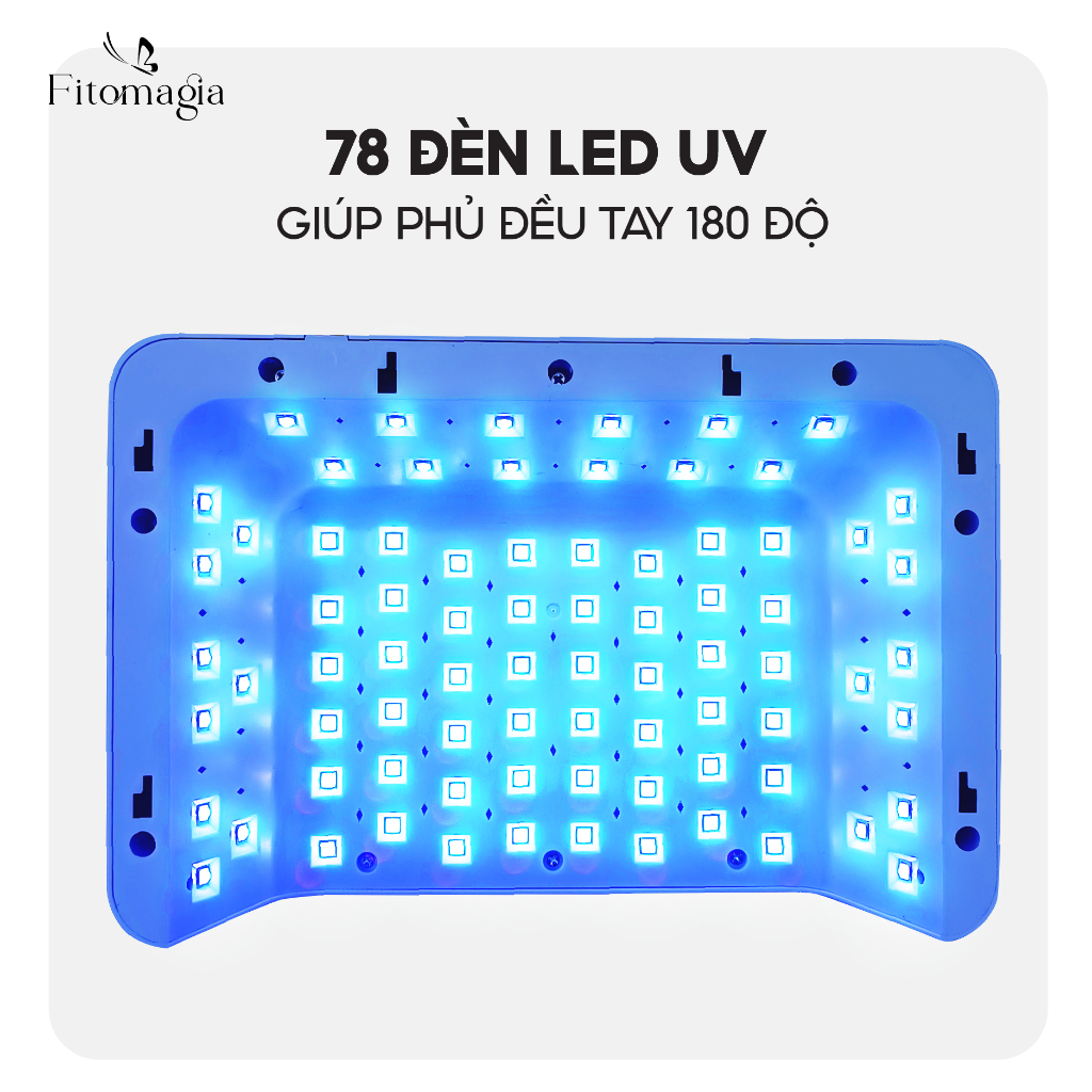 Fitomagia Máy Hơ Gel SUN KM T9 Hàng Chính Hãng, Máy Hơ Móng 96W Bảo Hành 6 Tháng