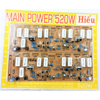 Bo mạch công suất âm ly 520w Hiếu