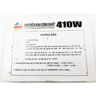 Bo Mạch công suất âm ly 410w Hảo Mi (12sò 2 vế )
