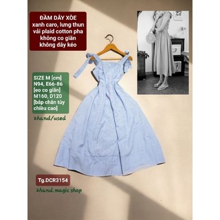 Đầm/Váy dây, cotton pha, không co giãn, 2hand/used, 3154, 3034