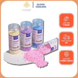 Viên Hạt xả thơm quần áo nội địa, hạt xả thơm làm mềm vải hộp 110g