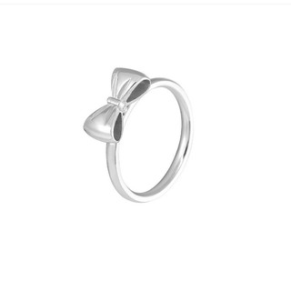 Nhẫn Nữ Nơ Xinh Titan Ko Đen TT 4426
