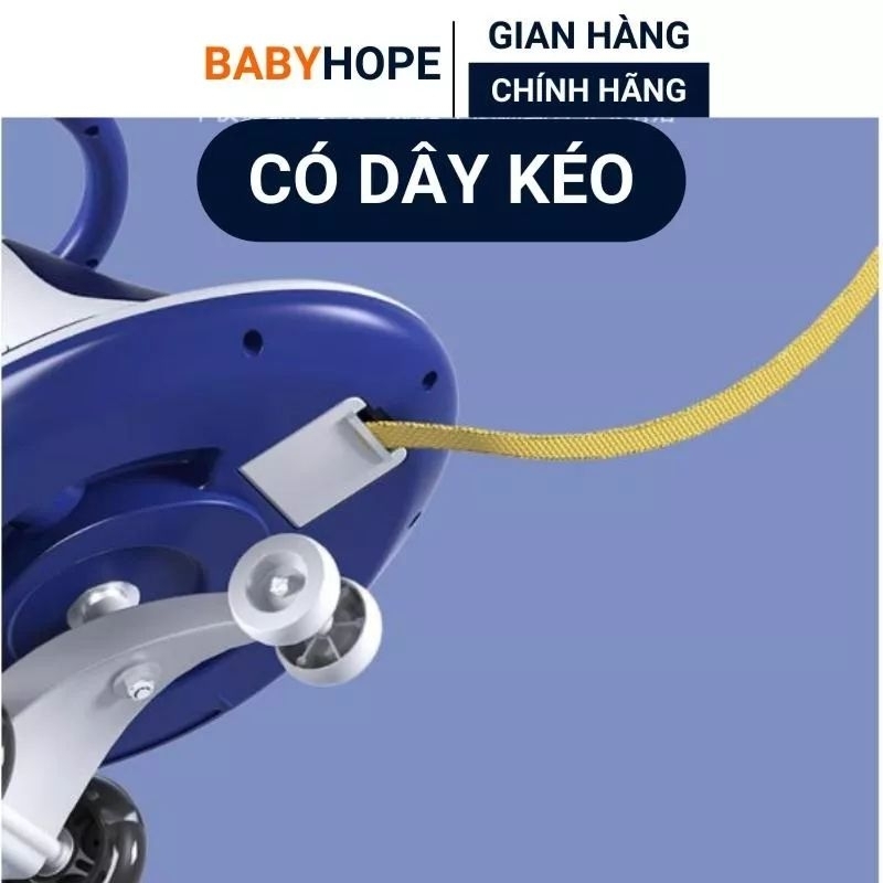 Xe lắc cao cấp tựa lưng có nhạc và đèn led sôi động cho bé