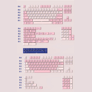 Keycap aifei pink | poco | abs doubleshot | cherry profile | doublet dts
