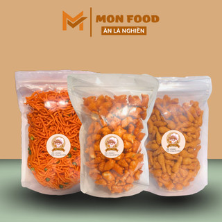 Combo quẩy đùi gà, cua chiên mắm hành, bim bim tăm đâu hà lan, đồ ăn vặt ngon giá rẻ