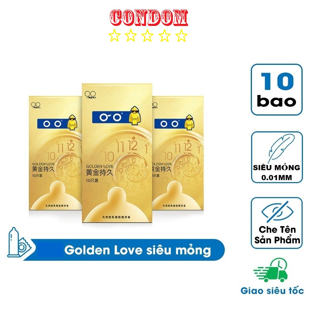 bcs siêu mỏng 001, kéo dài thời gian quan hệ, gân gai, chính hãng