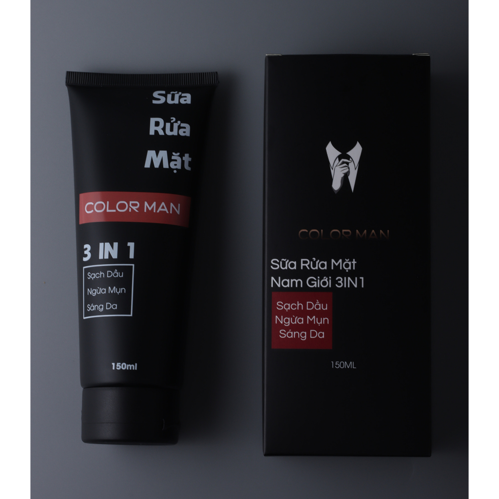 Sữa rửa mặt ngừa mụn nam COLOR MAN 150ml