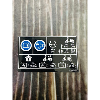 Tem thông số SH 150i