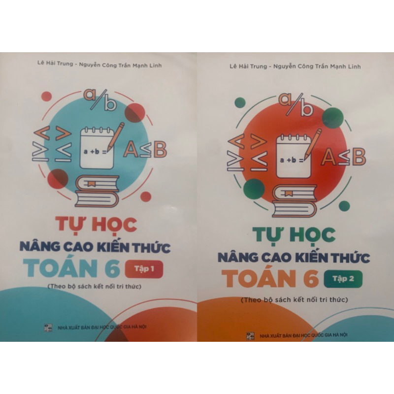 Sách -(Combo)Tự Học Nâng Cao Kiến Thức Toán 6 (Theo Bộ sách kết nối tri thức)