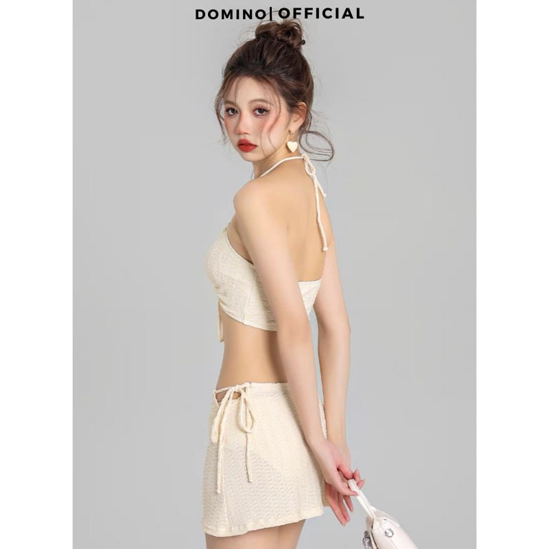 Bộ Bikini 3 Mảnh Domino Thiết Kế Sexy Siêu Tôn Dáng