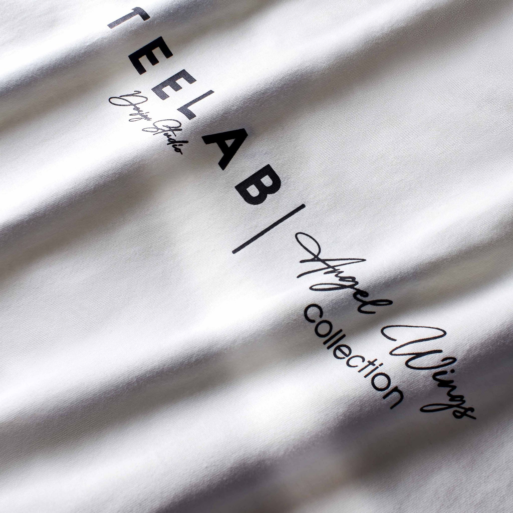 Áo Thun Nam Nữ Teelab Local Brand Chất liệu Cotton Form Oversize Unisex Angels Wings Raglan TS163