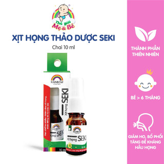 Xịt họng thảo dược Seki (C/10ml) giảm ho, đau họng, thơm miệng, bảo vệ đường hô hấp, an toàn cho mẹ