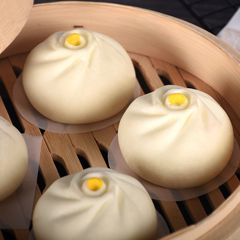 Sét 500 tờ giấy nến làm bánh bao tròn hàng cao cấp