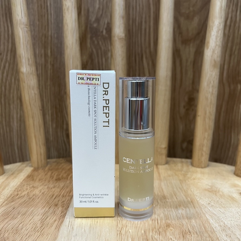 Tinh Chất Dưỡng Trắng Căng Bóng DR.PEPTI Centella Dark Spot Solution Ampoule 30ml