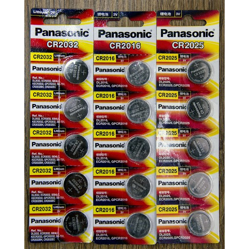 VỈ 5 PIN CMOS PANASONIC 2025/2016 MÀU ĐỎ-HT