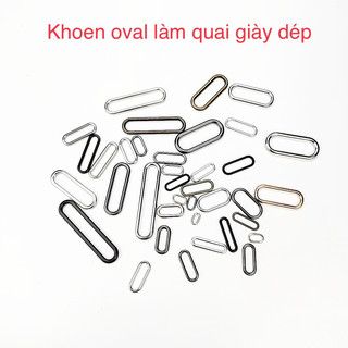 Khoen oval, khoen bầu dục làm quai giày dép túi xách handmade