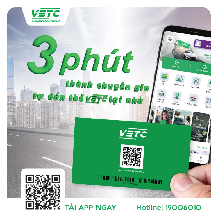 Thẻ thu phí tự động VETC - Thẻ thu phí không dừng VETC (Hàng chính hãng)