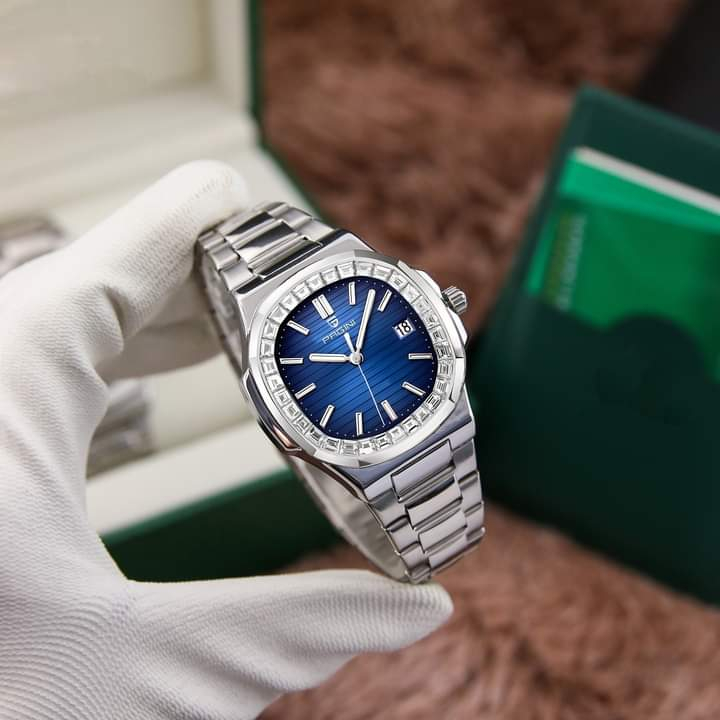 Đồng Hồ Nam PAGINI Phiên Bản Tàu Ngầm, Dây Thép Đúc Đặc