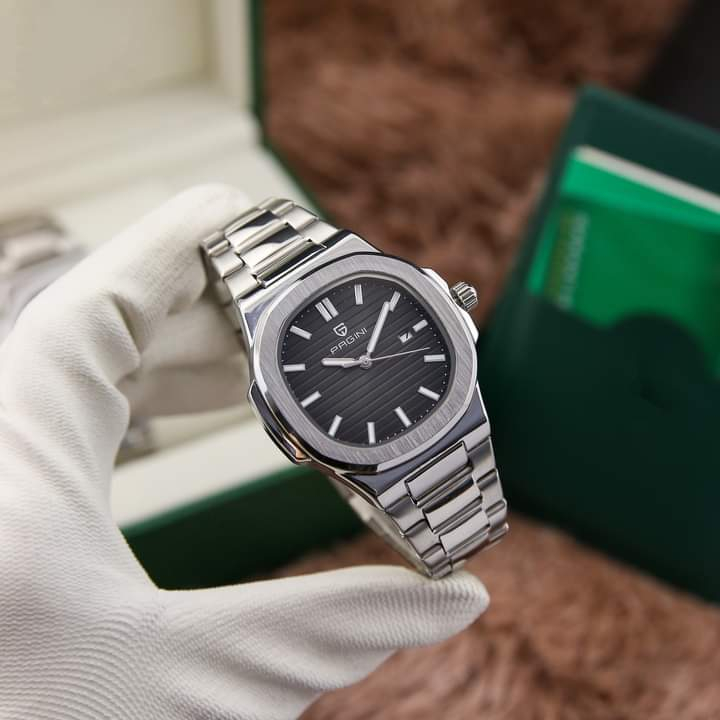 Đồng Hồ Nam PAGINI Phiên Bản Tàu Ngầm, Dây Thép Đúc Đặc