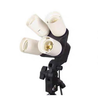 Đui đèn E27 kiêm đế đỡ bóng đèn chụp ảnh