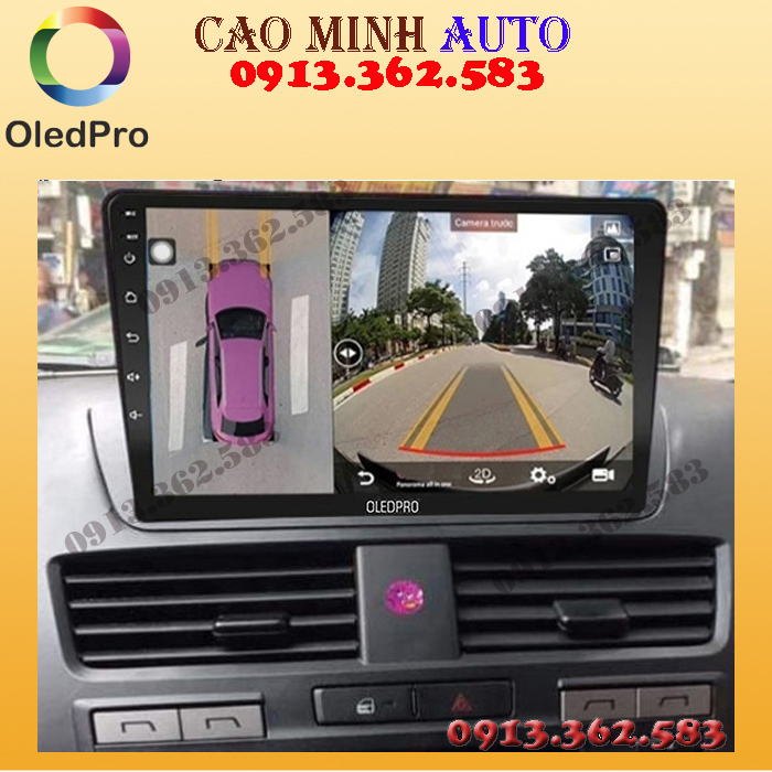 Bộ màn hình liền camera 360 OLED C8S cho xe MAZDA BT50 -camera hành trình, những phụ kiện cần thiết cho ô tô