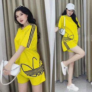 Bộ short cotton in add cao cấp