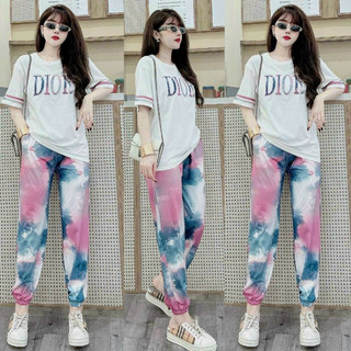 BỘ DÀI COTTON PHỐI 3D THÊU CAO CẤP