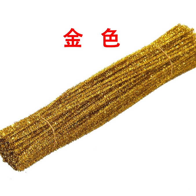 100 Que kẽm nhung xù kim tuyến , kẽm lông làm hoa trang trí , làm đồ hanmade_LT08
