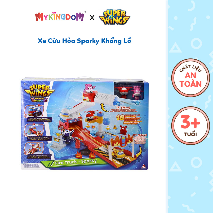 Đồ Chơi SUPERWINGS Xe Cứu Hỏa Sparky Khổng Lồ EU760824