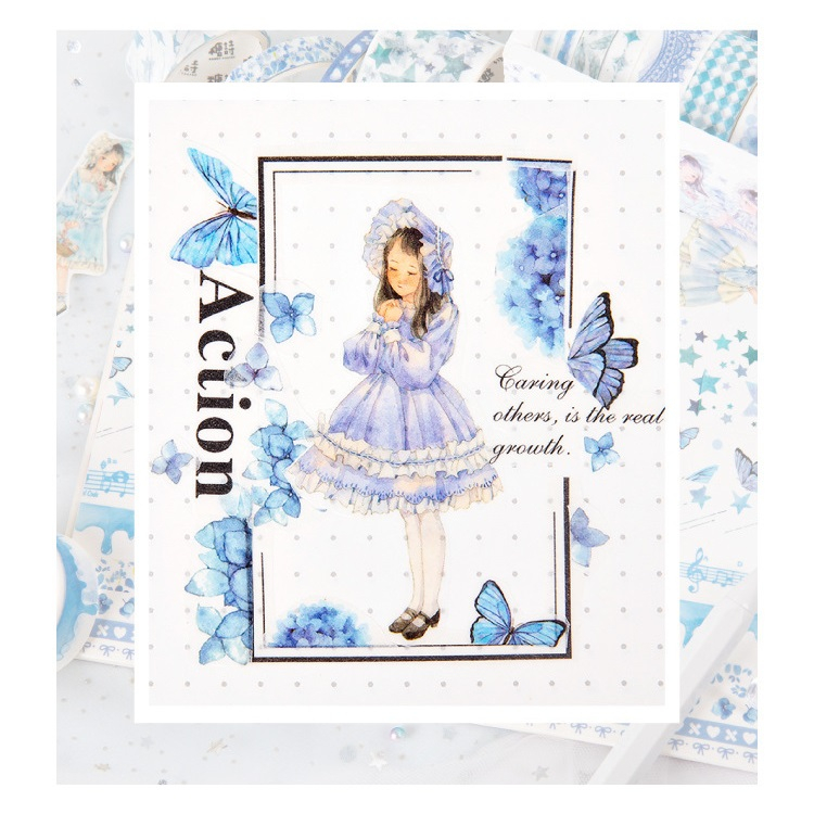 Set 20 cuộn băng dính / washi tape WT210 Gachini