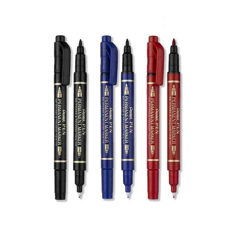 Bút Lông dầu 2 đầu nét nhỏ Pentel - N75W