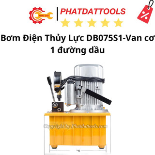 Bơm điện thủy lực db075s1-van cơ 1 đường dầu-bộ nguồn thủy lực công suất 750w