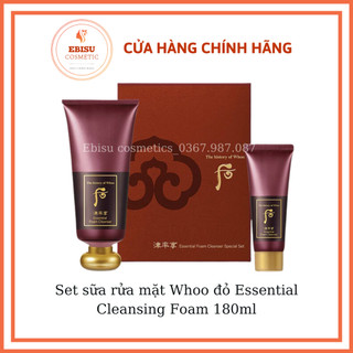 Set sữa rửa mặt whoo đỏ fullsize chống lão hóa_𝑬𝑩𝑰𝑺𝑼 𝑪𝑶𝑺𝑴𝑬𝑻𝑰𝑪