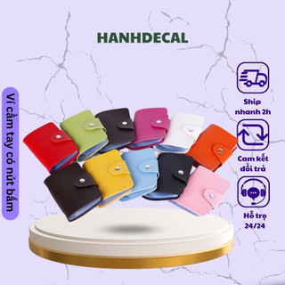 Ví đựng thẻ chống thấm 12 ngăn có khuy bấm tiện dụng