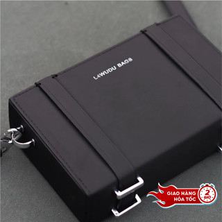 Túi vuông đeo chéo Nam & Nữ, Túi đeo chéo dáng hộp trơn đi học đi chơi thương hiệu ARTEMIS