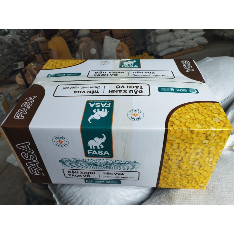 Đậu xanh tách vỏ